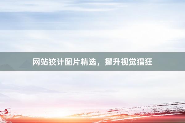 网站狡计图片精选，擢升视觉猖狂